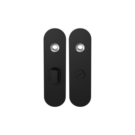 Kurze Schild GPF8100.10 WC57/5 großes Knopf schwarz