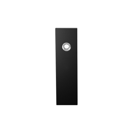 Kurze Schild GPF8100.15L blind linksdrehend schwarz