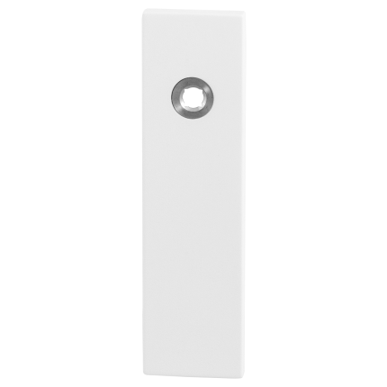 Kurze Schild GPF8100.55R blind rechtsdrehend weiß
