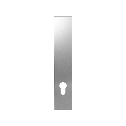 Langes Schild GPF1200.25 PC85 ohne Griffloch edelstahl gebürstet
