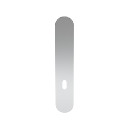 Langes Schild GPF1200.60 BB72 ohne Griffloch edelstahl poliert