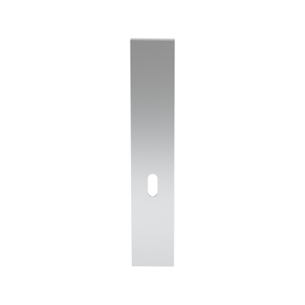 Langes Schild GPF1200.65 BB56 ohne Griffloch edelstahl poliert
