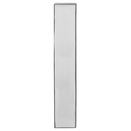 Langes Schild GPF1200.65 PC92 ohne Griffloch edelstahl poliert