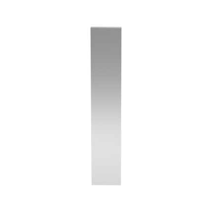 Langes Schild GPF1200.65L/R blind ohne Griffloch edelstahl poliert