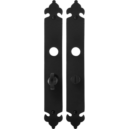 Langes Schild GPF6100.25 WC55/8 Schmiedeeisen schwarz