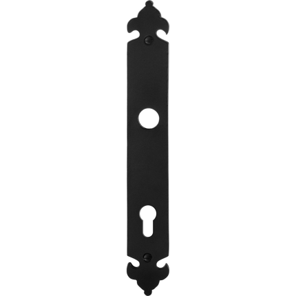 Langes Schild GPF6100.25L/R PC85 links-/rechtsdrehend Schmiedeeisen schwarz