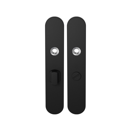 Langes Schild GPF8100.20 WC55/8 großes Knopf schwarz