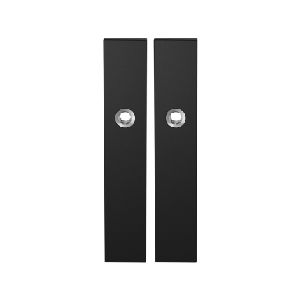 Langes Schild GPF8100.25 blind schwarz