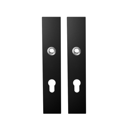 Langes Schild GPF8100.25 PC72 schwarz