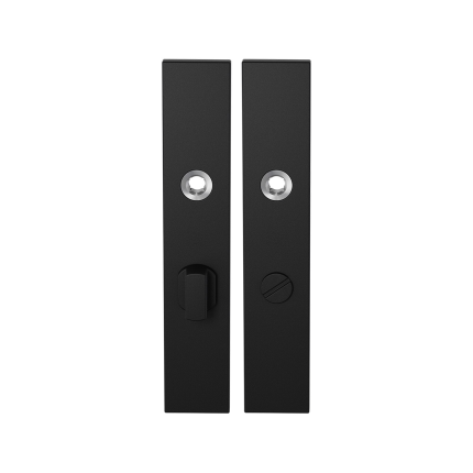 Langes Schild GPF8100.25 WC63/8 großes Knopf schwarz