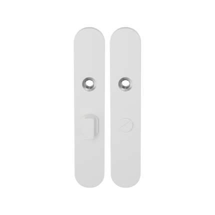 Langes Schild GPF8100.60 WC55/8 großes Knopf weiß