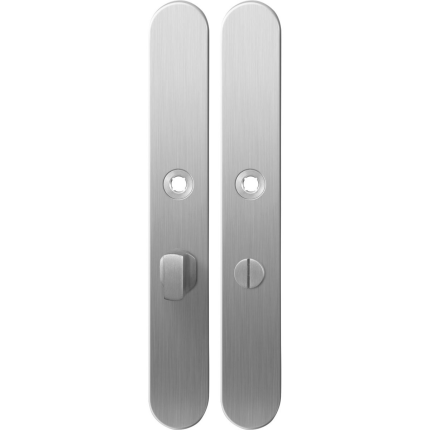 Langes Schild XL GPF1100.70 WC57/5 großes Knopf edelstahl gebürstet