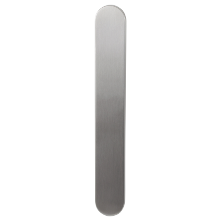 Langes Schild XL GPF1200.70 blind ohne Griffloch edelstahl gebürstet