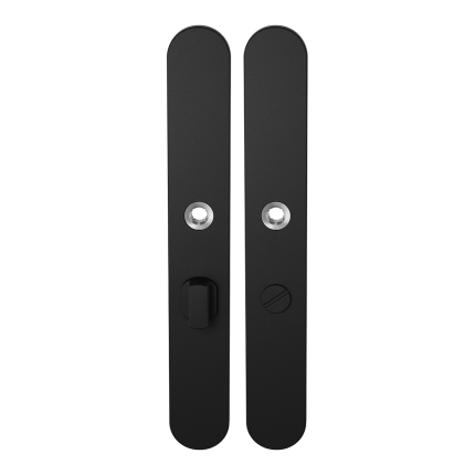 Langes Schild XL GPF8100.70 WC55/8 großes Knopf schwarz