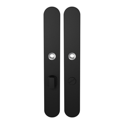 Langes Schild XL GPF8100.70 WC63/8 großes Knopf schwarz