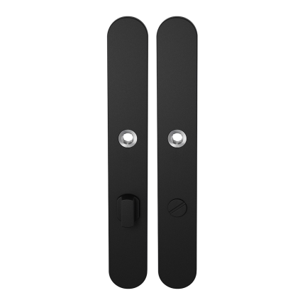 Langes Schild XL GPF8100.70 WC72/8 großes Knopf schwarz