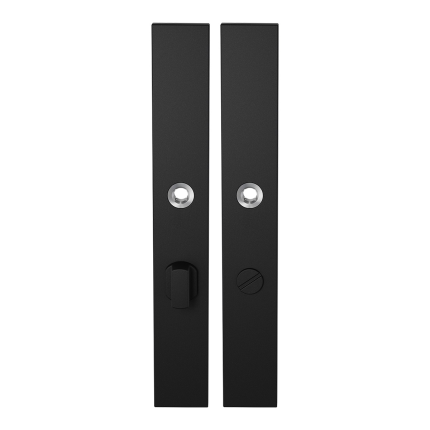Langes Schild XL GPF8100.75 WC63/8 großes Knopf schwarz