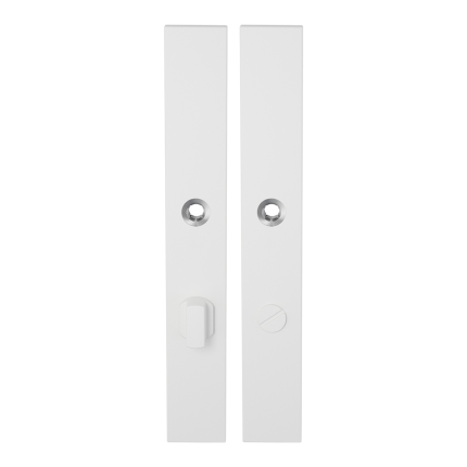 Langes Schild XL GPF8100.85 WC72/8 großes Knopf weiß