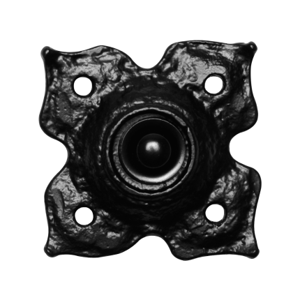 Türklingel KP1756 klee 62 mm Schmiedeeissen schwarz