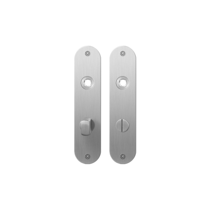 Platte Schild GPF1100.12 WC63/8 normales Knopf edelstahl gebürstet