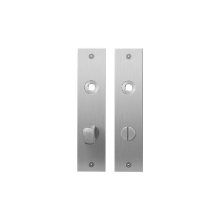 Platte Schild GPF1100.16 WC63/8 normales Knopf edelstahl gebürstet