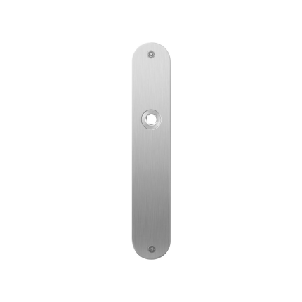 Platte Schild GPF1100.21L/R blind links-/rechtsdrehend edelstahl gebürstet