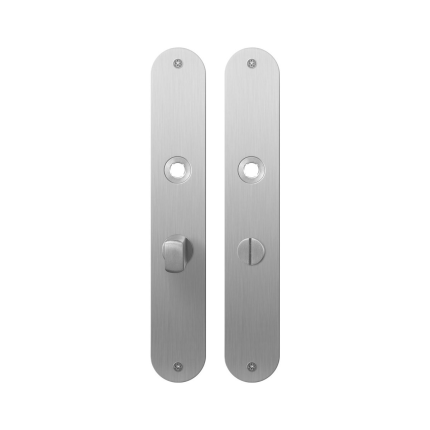 Platte Schild GPF1100.22 WC55/8 normales Knopf edelstahl gebürstet