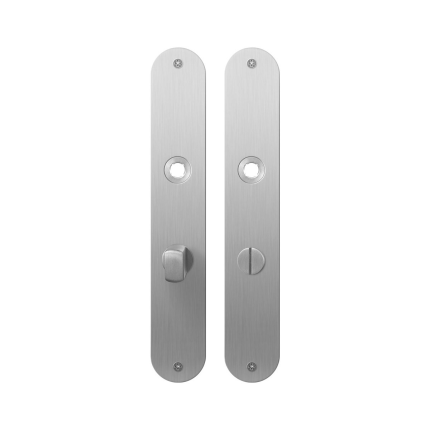 Platte Schild GPF1100.22 WC63/8 normales Knopf edelstahl gebürstet