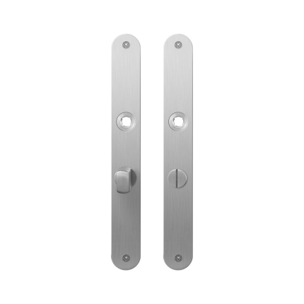 Platte Schild GPF1100.23 WC57/5 normales Knopf edelstahl gebürstet