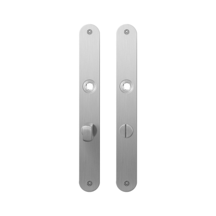 Platte Schild GPF1100.23 WC63/8 normales Knopf edelstahl gebürstet
