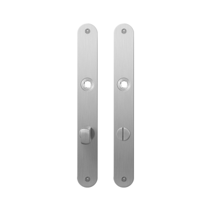 Platte Schild GPF1100.23 WC72/8 normales Knopf edelstahl gebürstet