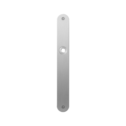 Platte Schild GPF1100.23L/R blind links-/rechtsdrehend edelstahl gebürstet