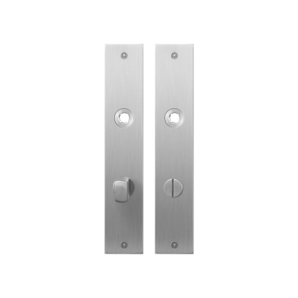 Platte Schild GPF1100.26 WC72/8 normales Knopf edelstahl gebürstet