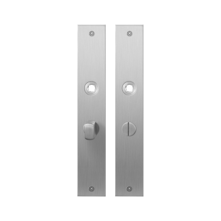 Platte Schild GPF1100.27 WC57/5 normales Knopf edelstahl gebürstet
