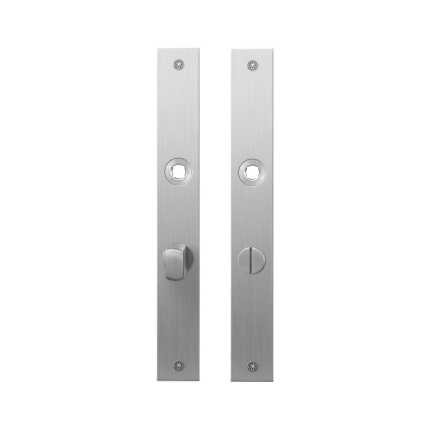 Platte Schild GPF1100.28 WC63/8 normales Knopf edelstahl gebürstet