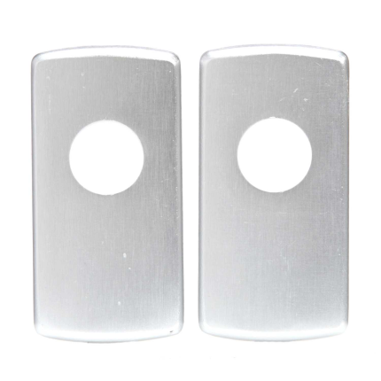 Rosette AXA6210 90x45x8mm Aluminium