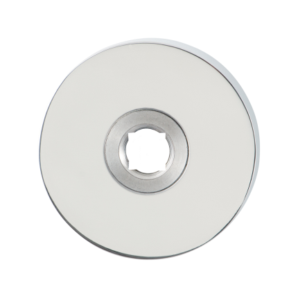 Rosette GPF1100.40L/R 50x8mm Edelstahl poliert links-/rechtsdrehend