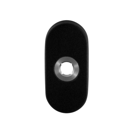 Rosette GPF8100.04R 70x32x10mm schwarz rechtsdrehend