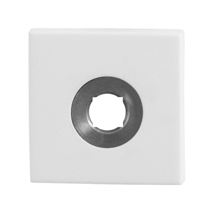 Rosette GPF8100.42R 50x50x8mm weiß rechtsdrehend