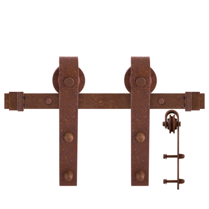 GPF0500.70 Schiebetürsystem Lanka rost 200 cm