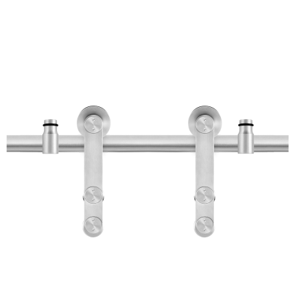 GPF0515.09 Schiebetürsystem Linja Edelstahl 200cm