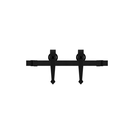GPF0604.61 Schiebetürsystem Nuoli mini schwarz 200cm