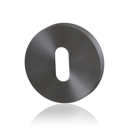 Schlüsselrosette GPF0901.00P1 50x8mm PVD Anthrazit