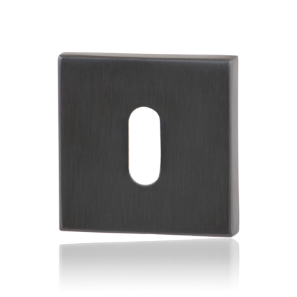 Schlüsselrosette GPF0901.02P1 50x50x8mm PVD Anthrazit
