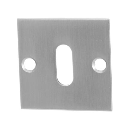 Schlüsselrosette GPF0901.08 50x50x2mm Edelstahl gebürstet