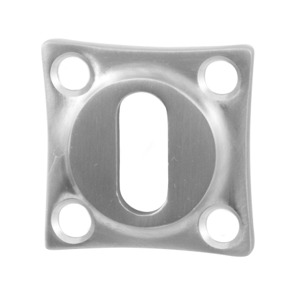 Schlüsselrosette GPF0901.09 38x38x5mm Edelstahl gebürstet
