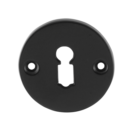 Schlüsselrosette GPF6901.00 53x5mm Schmiedeeisen schwarz