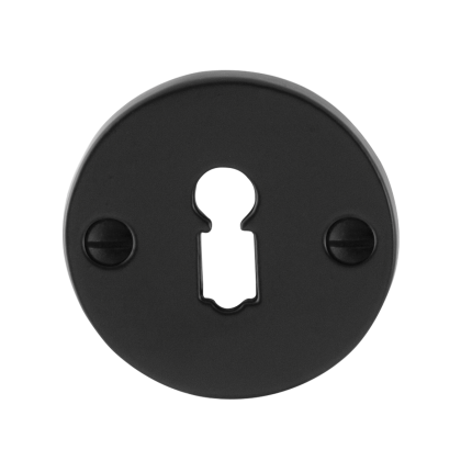 Schlüsselrosette GPF6901.05 51x4mm Schmiedeeisen schwarz