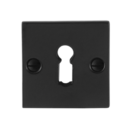 Schlüsselrosette GPF6901.08 52x52x4mm Schmiedeeisen schwarz