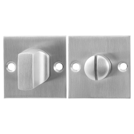 Toilettengarnituren GPF0910.08 50x50x2mm Toilettenstift 8mm Edelstahl gebürstet Großer Knopf